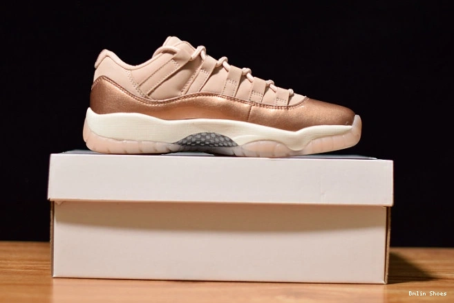 Bmlin Shoes GS Rose Low AH7860-105 Gold Jordan Air 11 0815